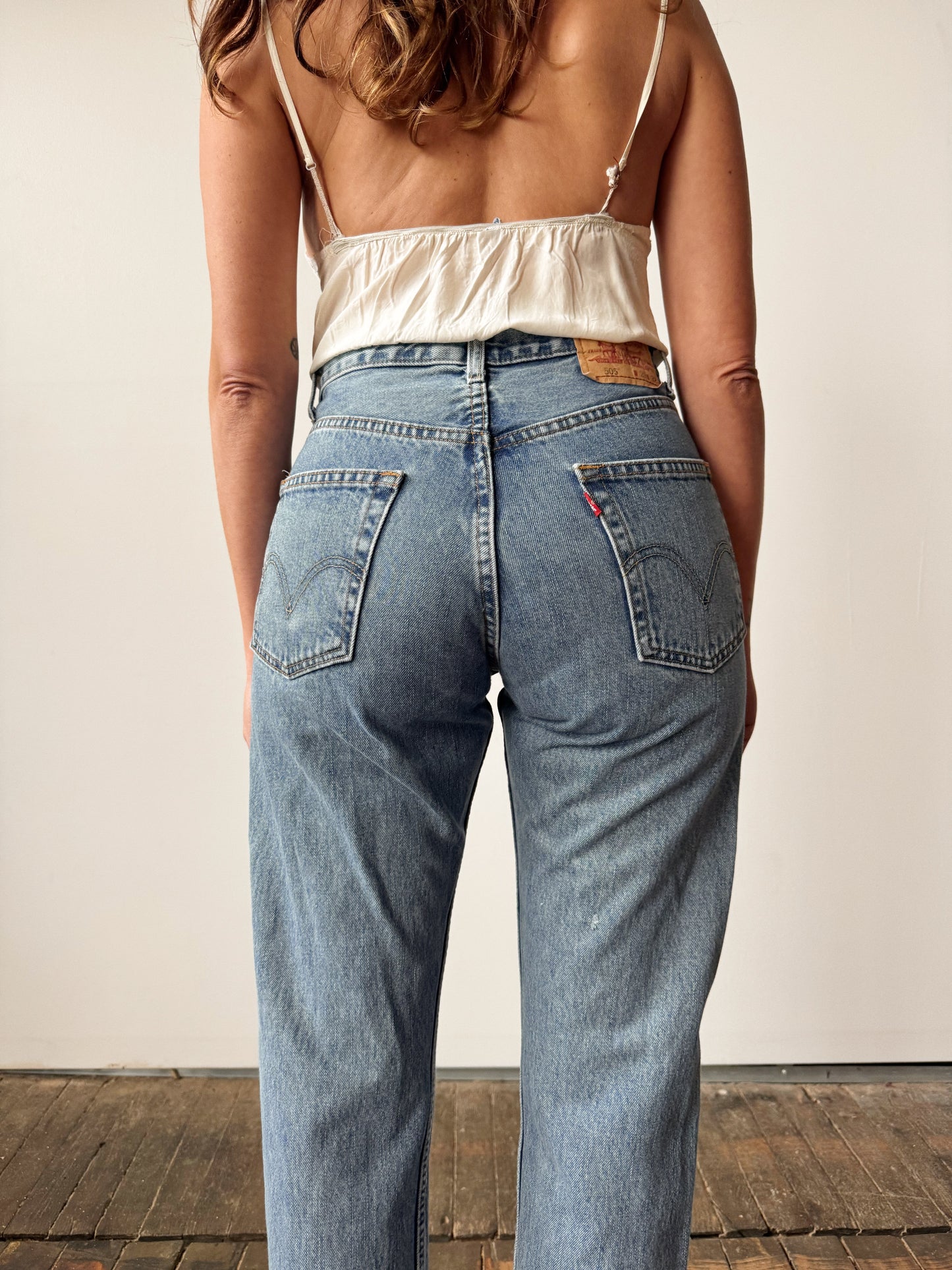 Levi's 505 Straight Leg Denim Jeans (28")