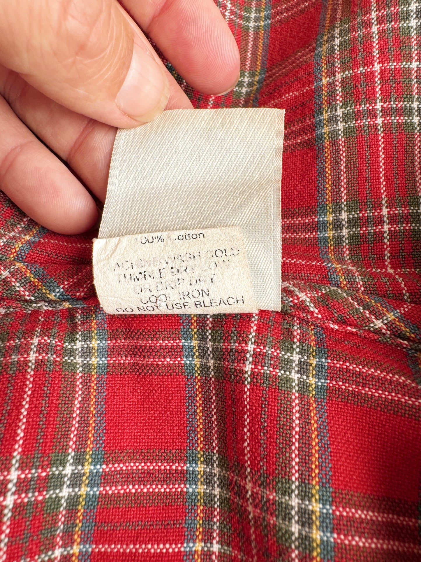 Will's River Co. Plaid Cotton Shirt (XL)