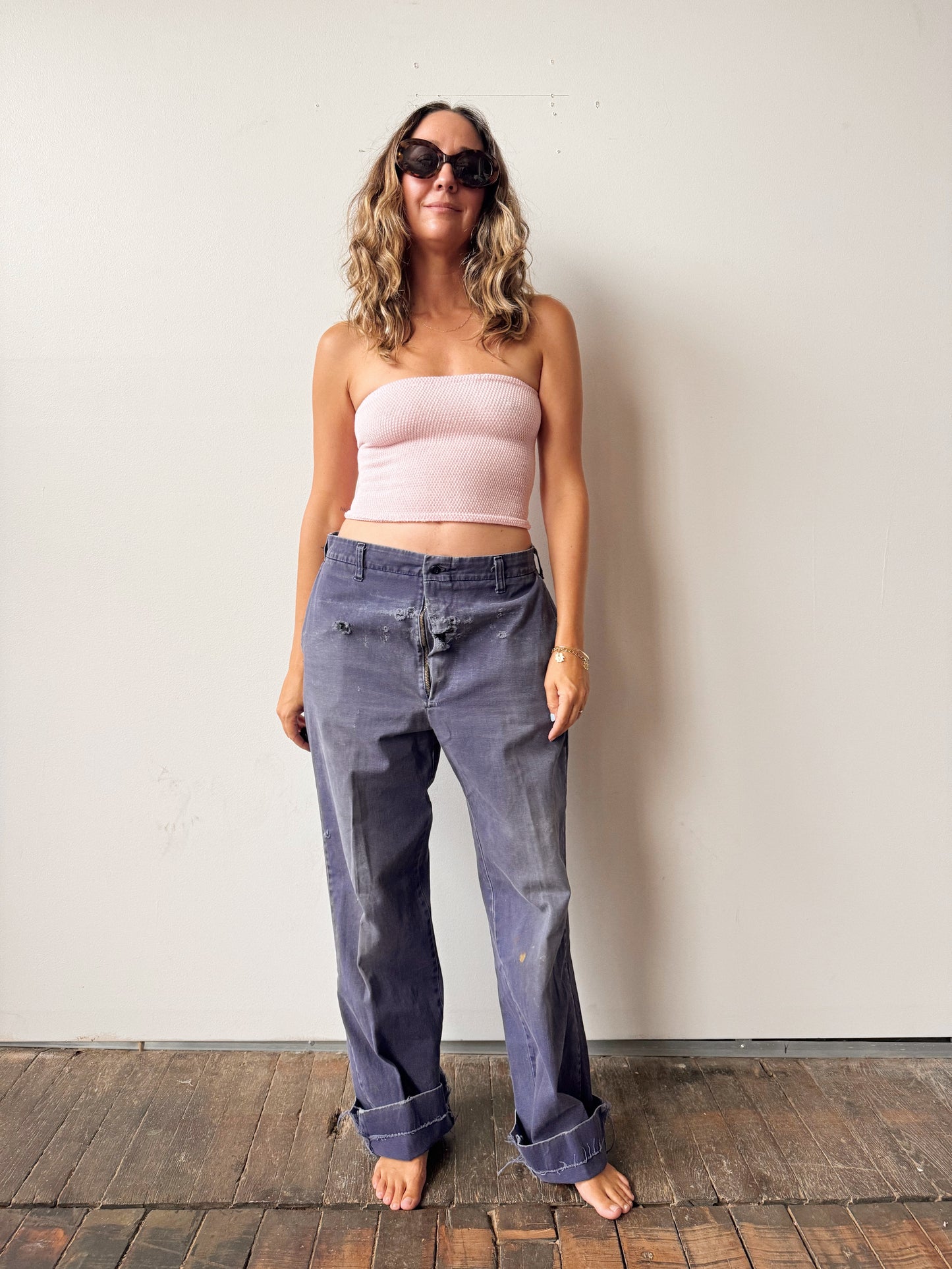 Distressed Worn Mens Work Pant (32")