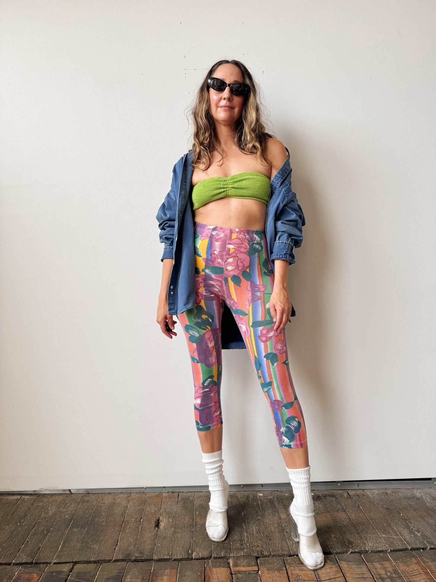80s Marika Capri Leggings (M)
