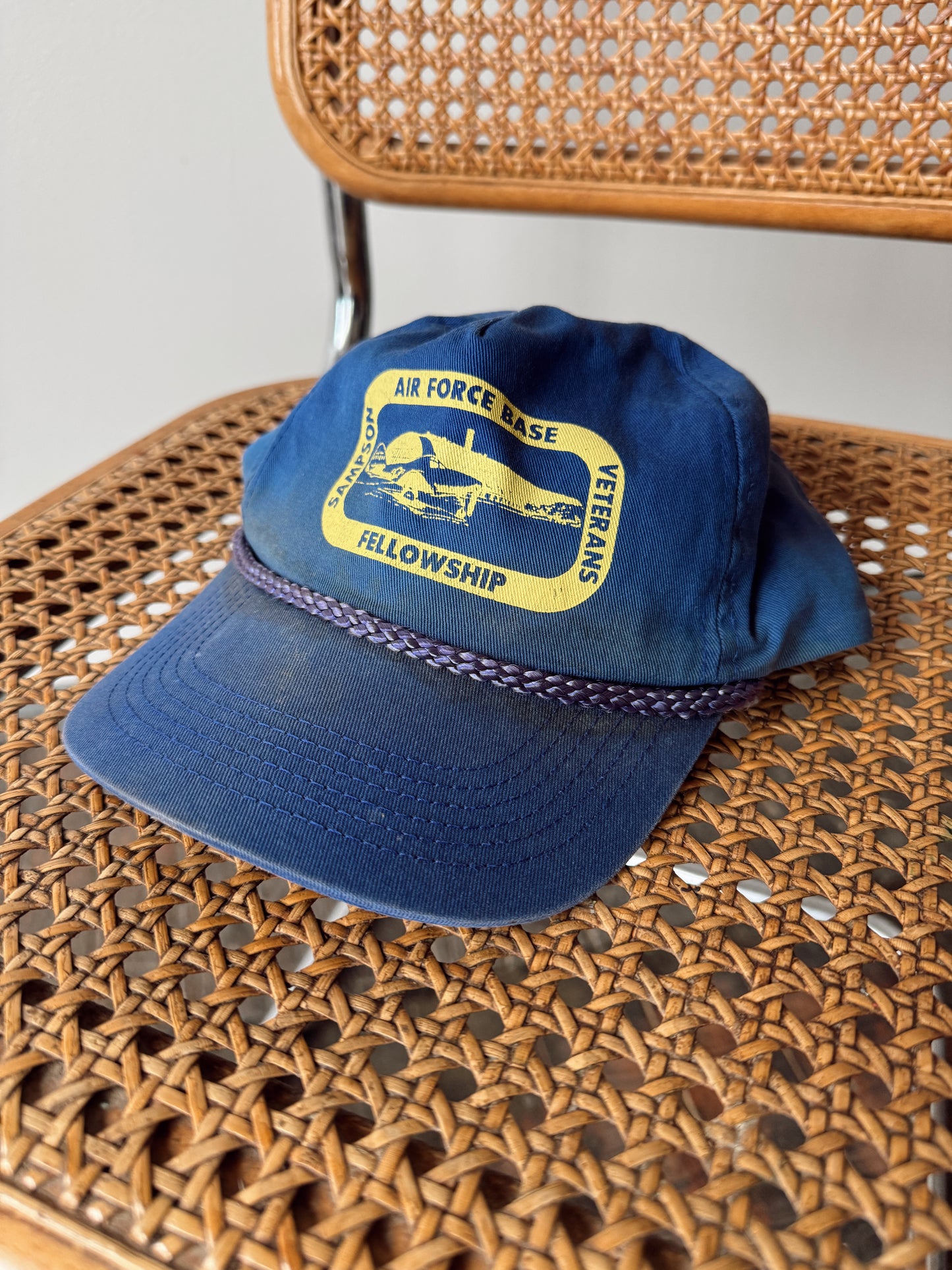 Vintage Air Force Base Trucker Hat