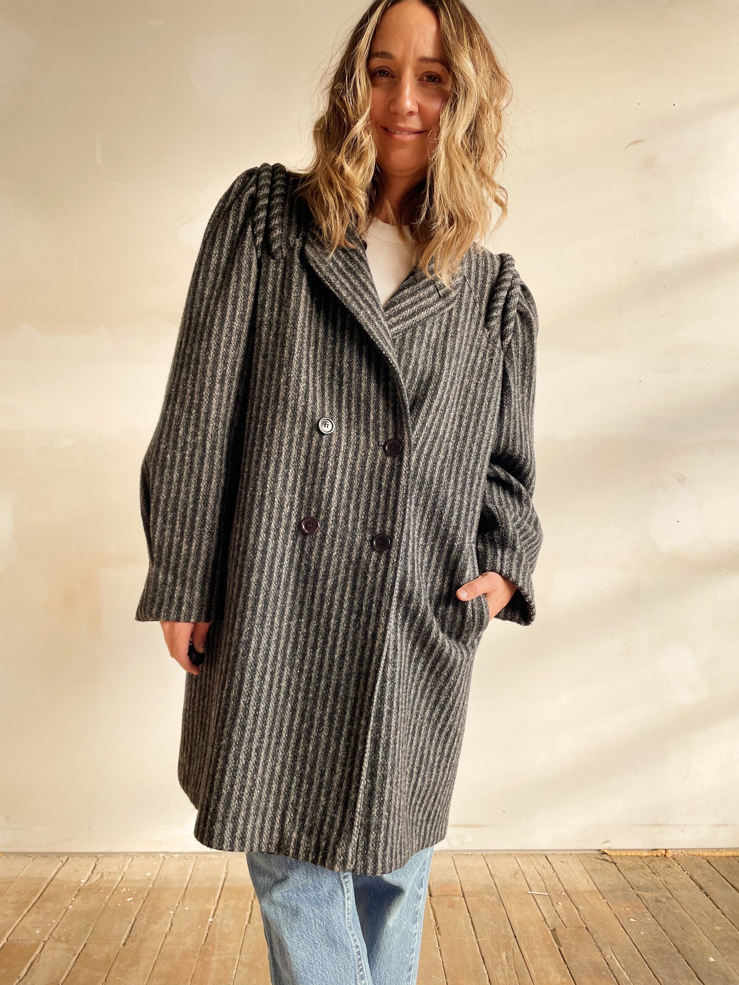 Betsy B. Striped Coat