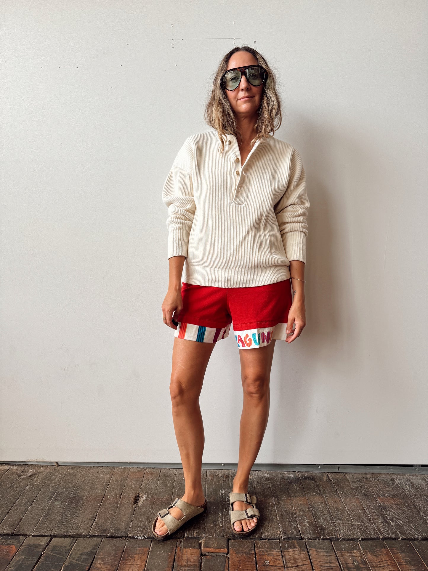 Laguna Sport Elastic 80s Cotton Shorts (25")