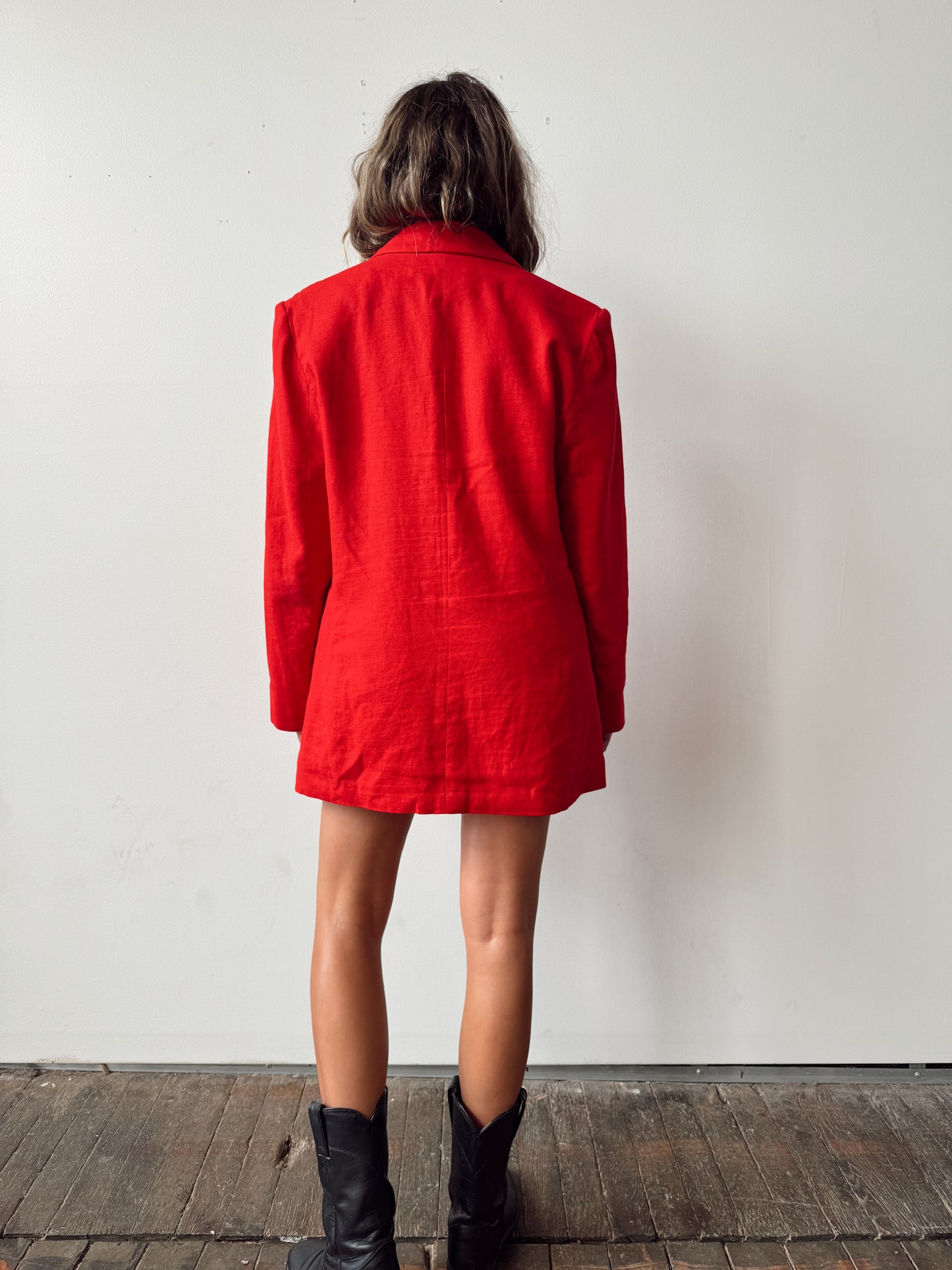 Vintage Sandro Linen Oversize Jacket (M)