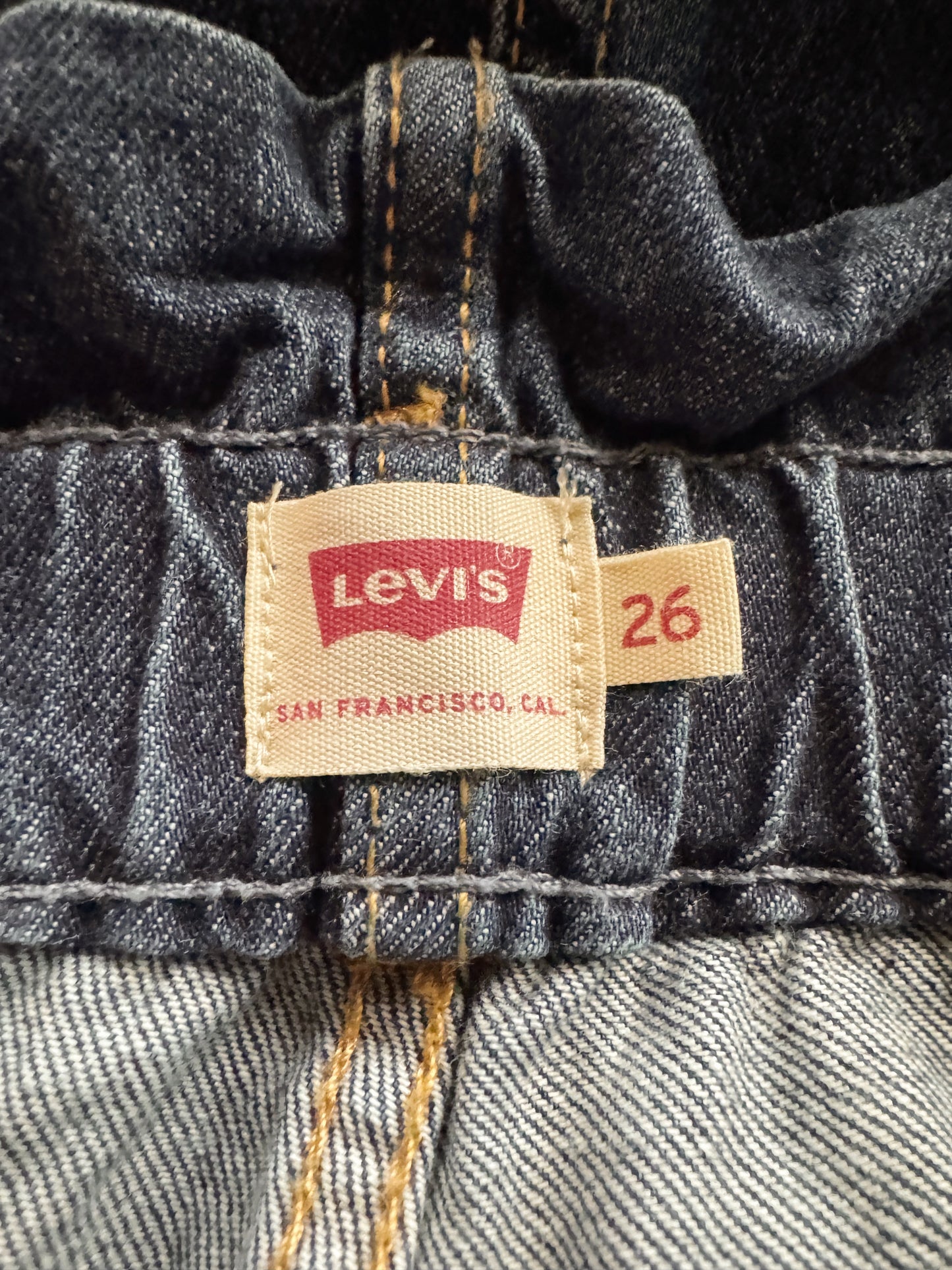 Levi's Tapered Elastic Waist Denim Pant (26")