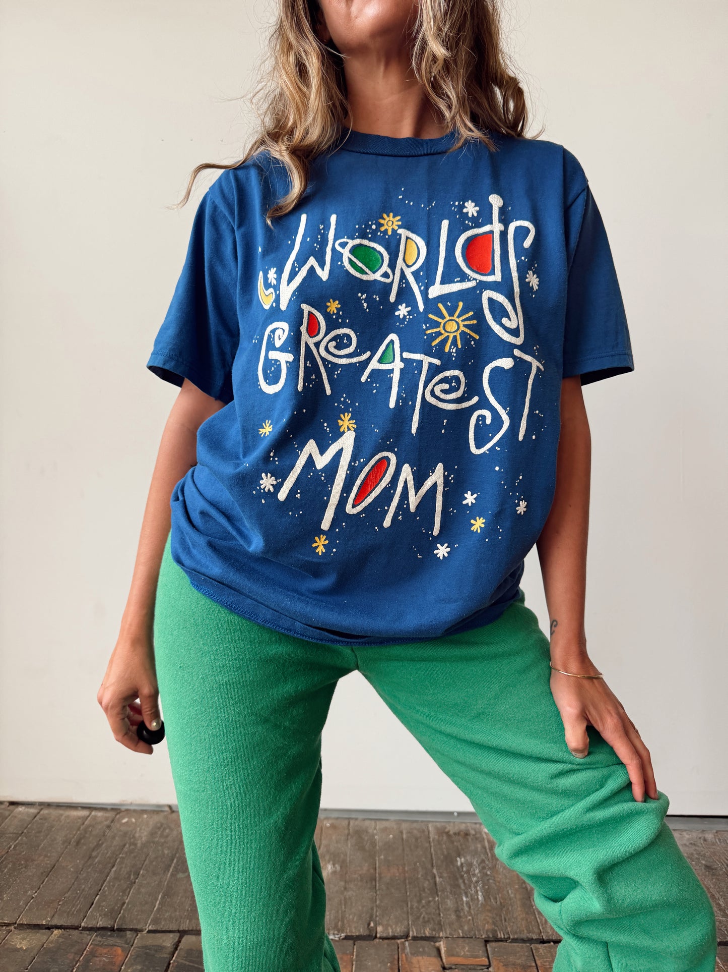Worlds Greatest Mom 90s T-Shirt (L)