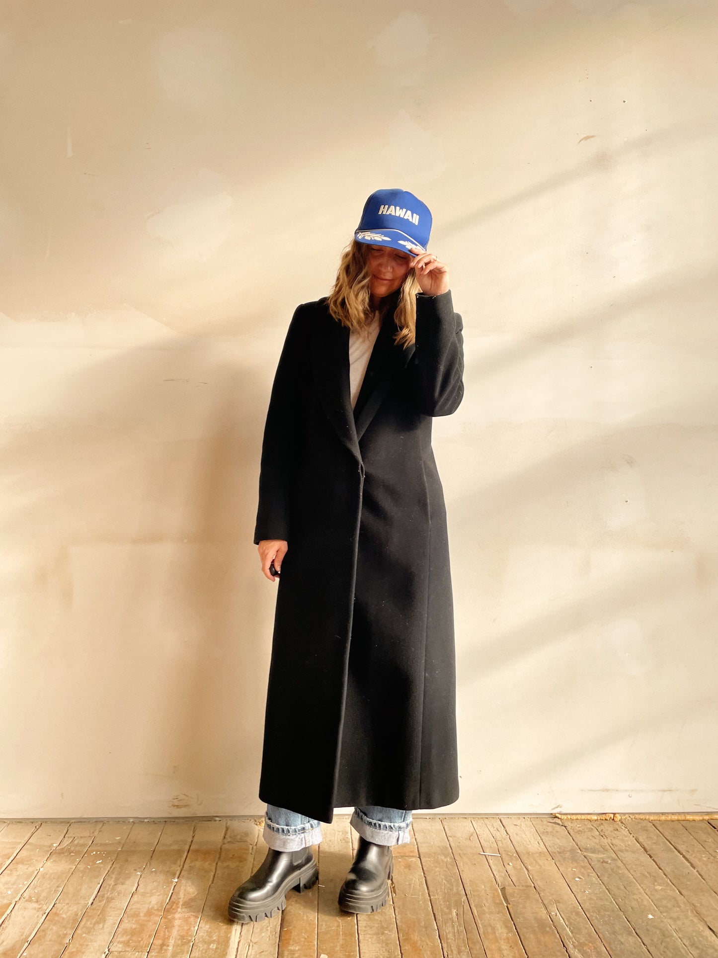 90s Wool & Cashmere Coat (S)