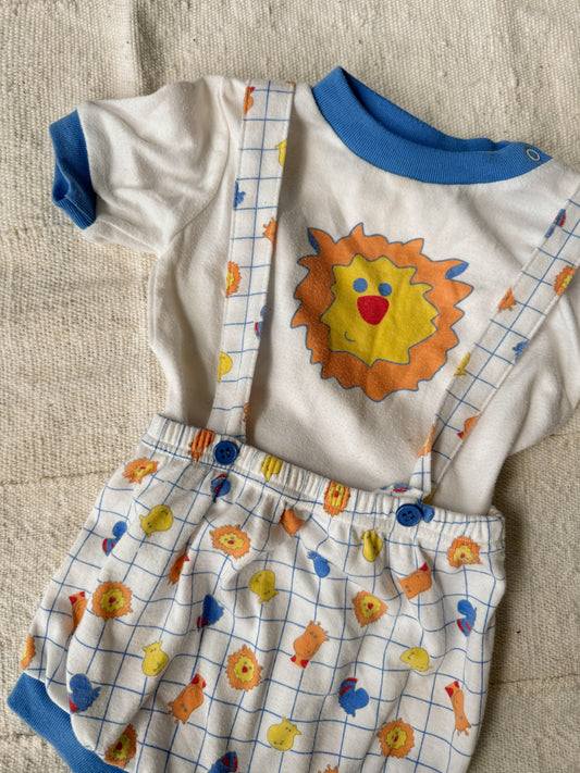 Lion Two-Piece 80s Set (18m)