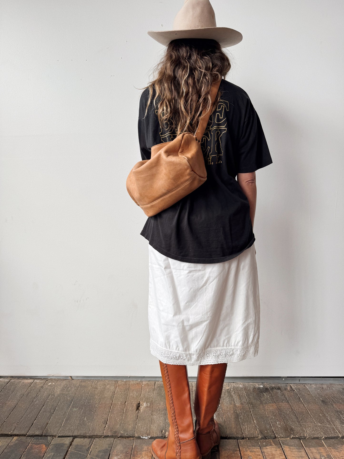 Leather Vintage Duffel Purse