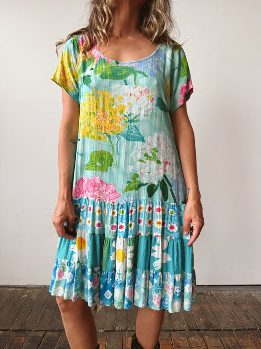 Summer Print Jams World Drop waist Dress (XL)