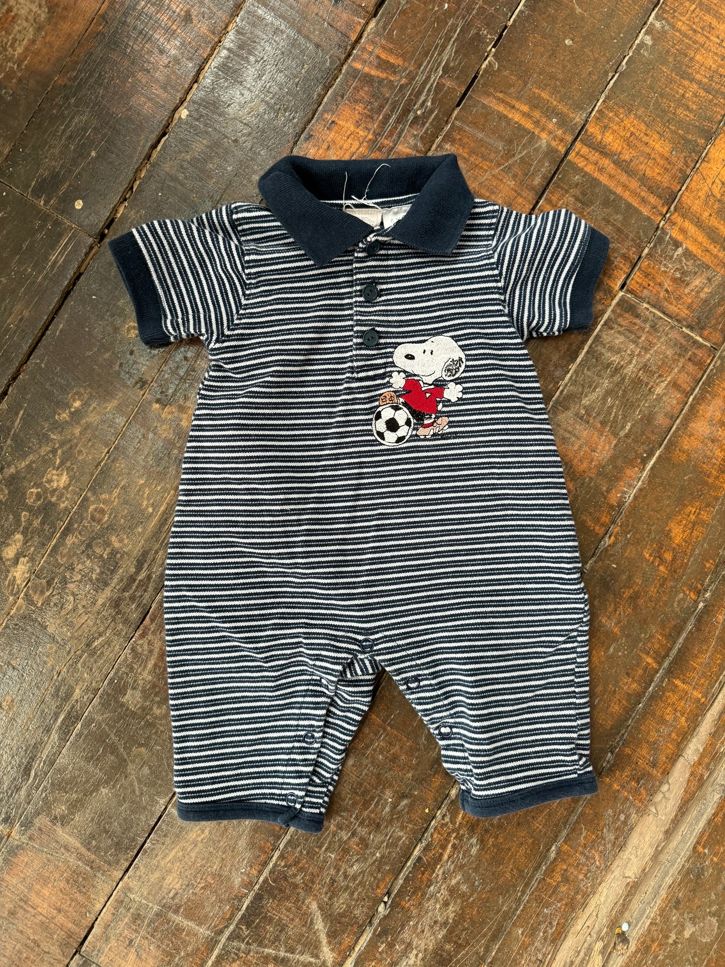 Snoopy Polo Onesie (6mos)