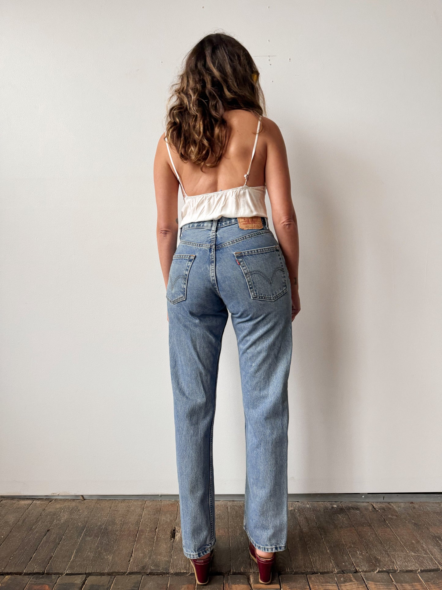 Levi's 505 Straight Leg Denim Jeans (28")