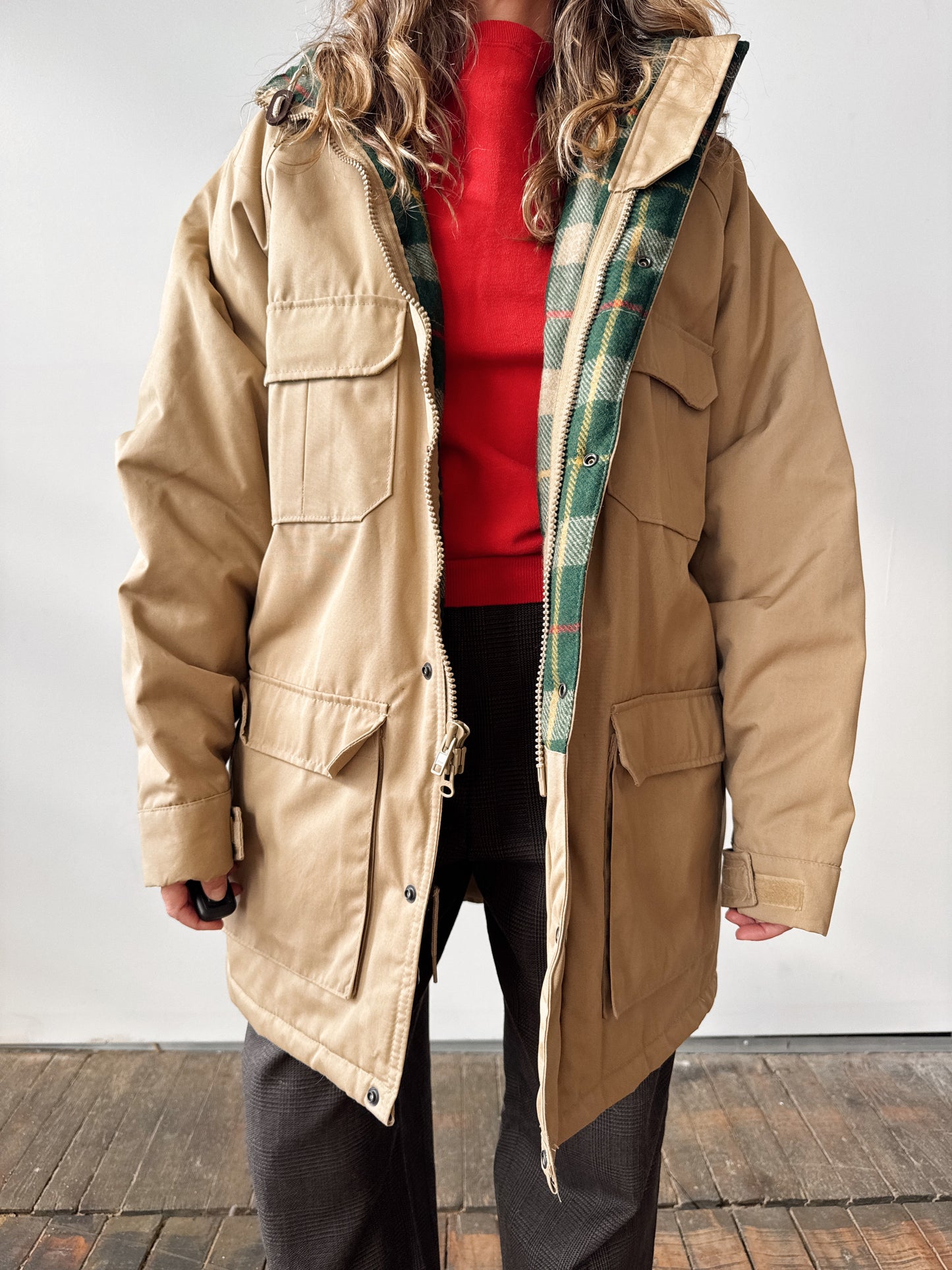 80s Fieldmaster Wool-Linned Coat (Mens M)