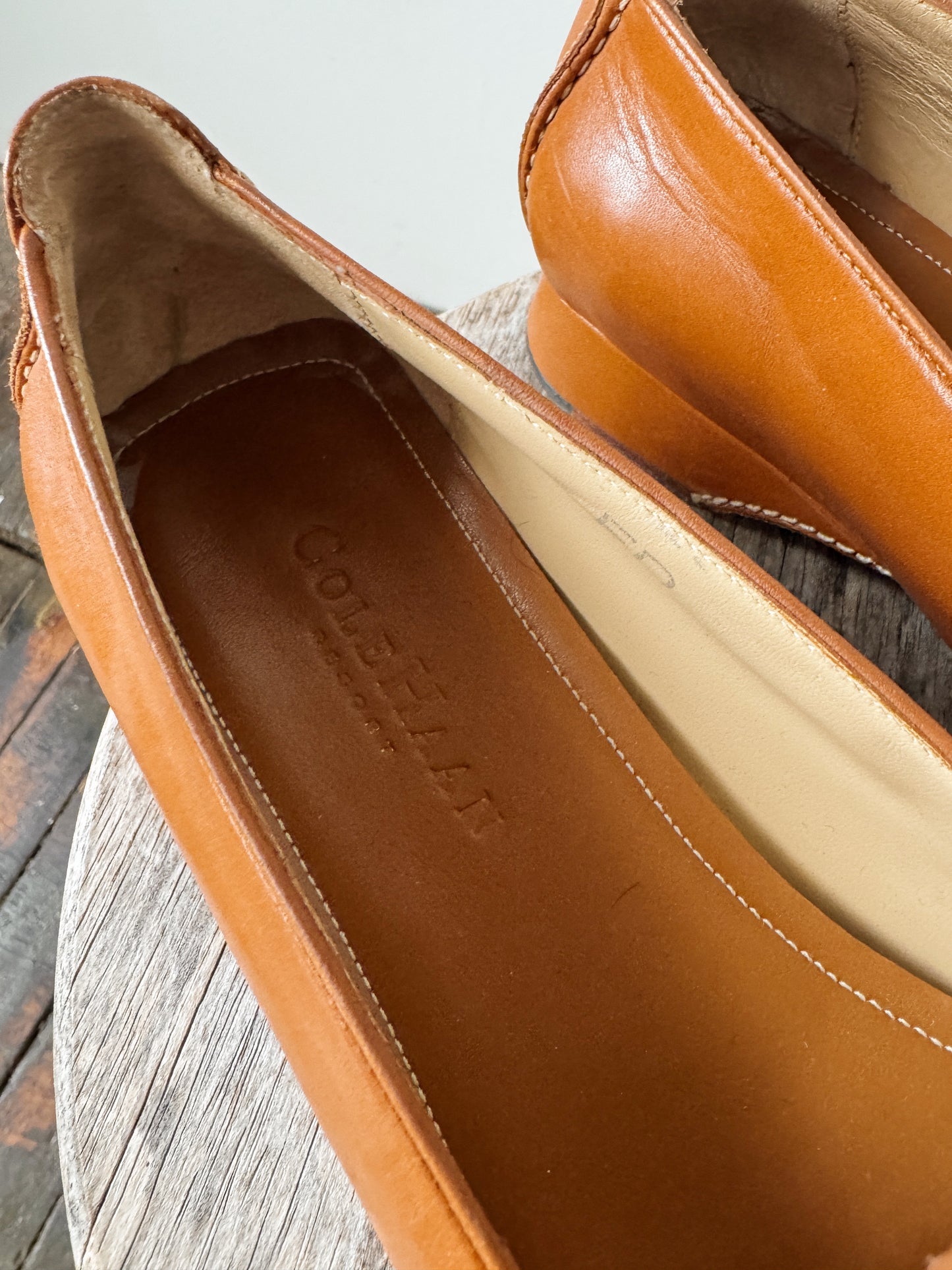 Camel Leather Loafers (10)