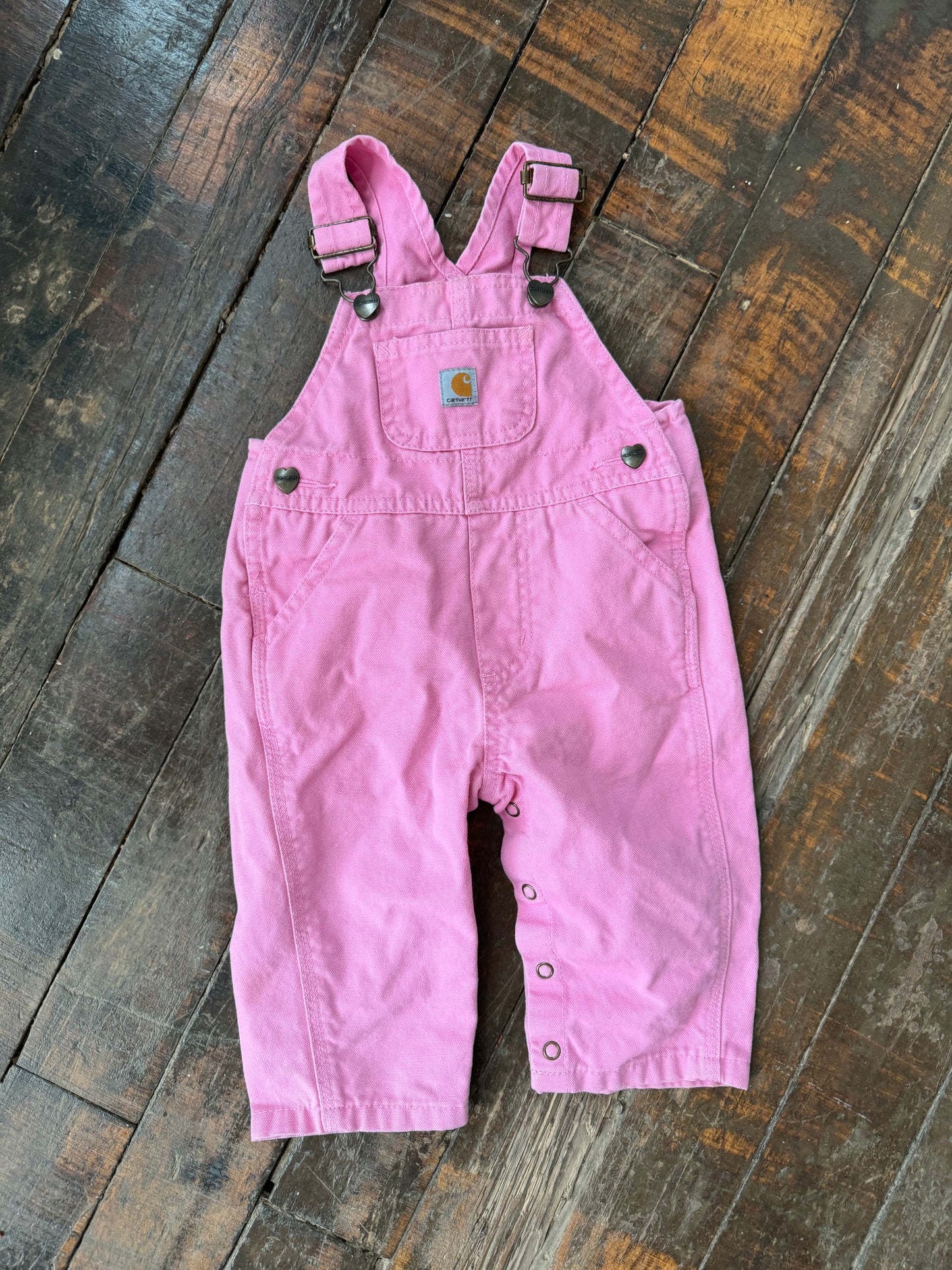 Carhartt Heart Overalls (9mos)