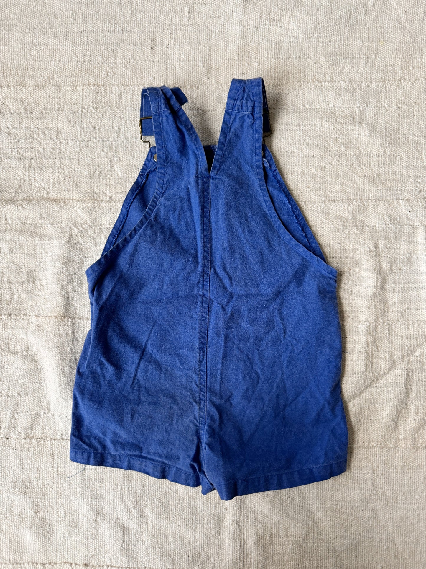 Tot Trends Blue Short Overalls (12m)