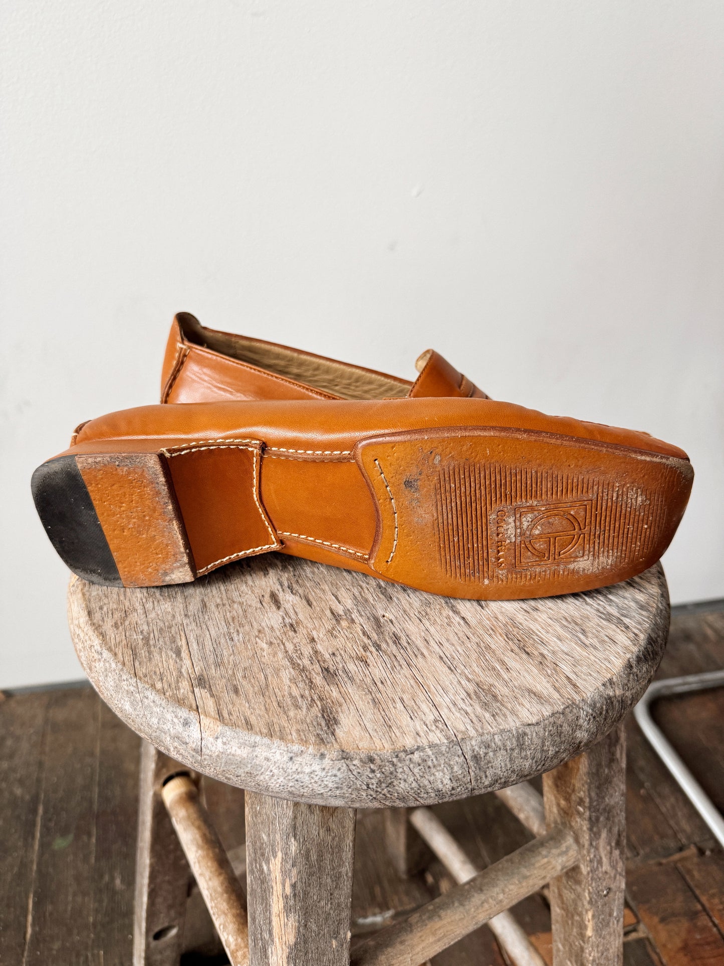 Camel Leather Loafers (10)