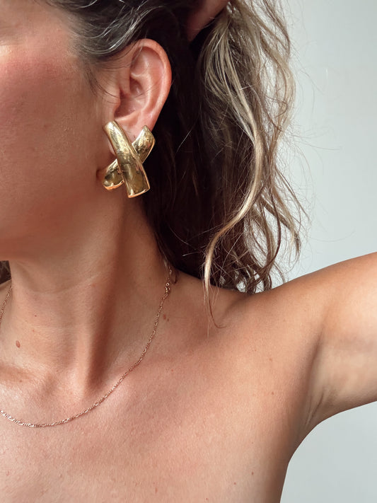X 90s Money Clip-on Earrings
