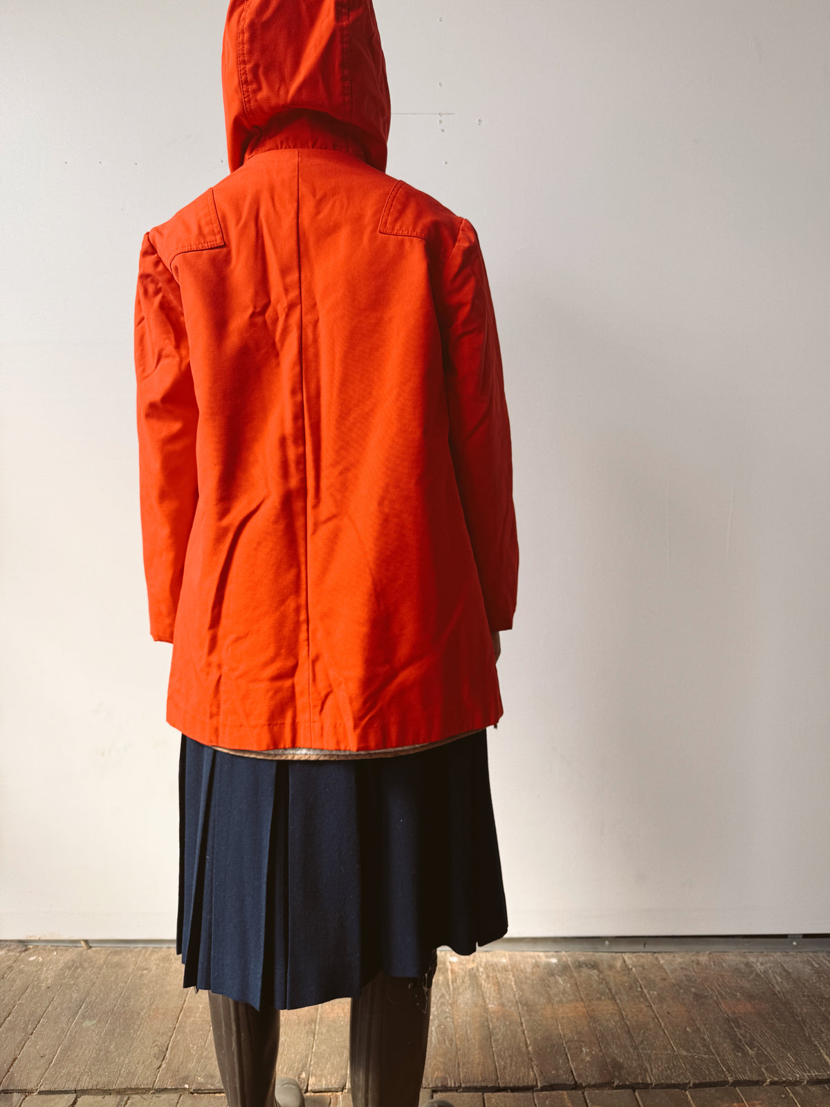 Japan 70s Canvas Jacket with Faux Fur Lining (M)