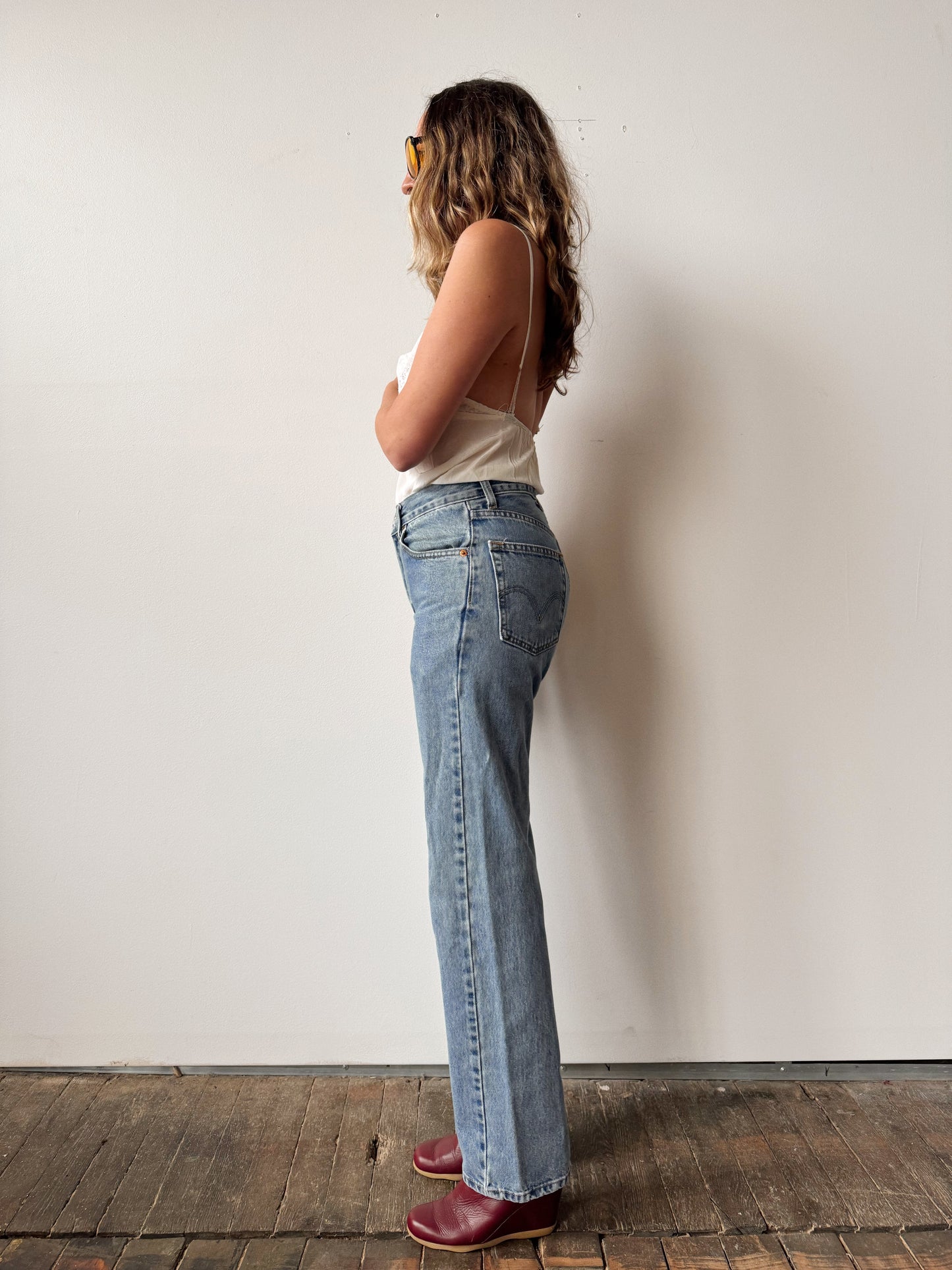 Levi's 505 Straight Leg Denim Jeans (28")