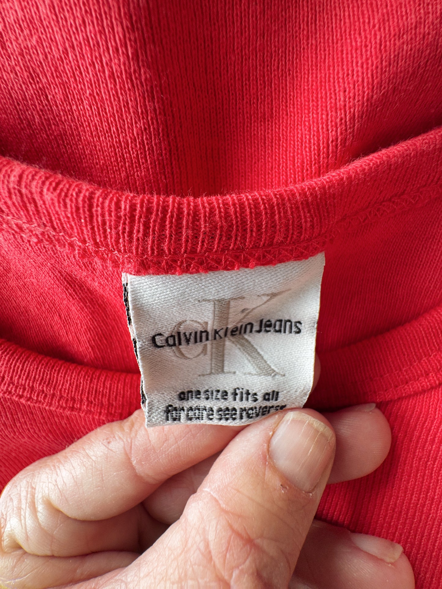 90s CK Jeans Baby Tee (S)