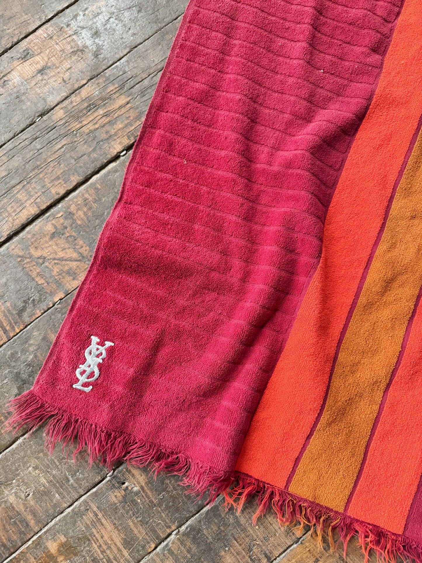 Vintage YSL Bath Towel 40"x24"