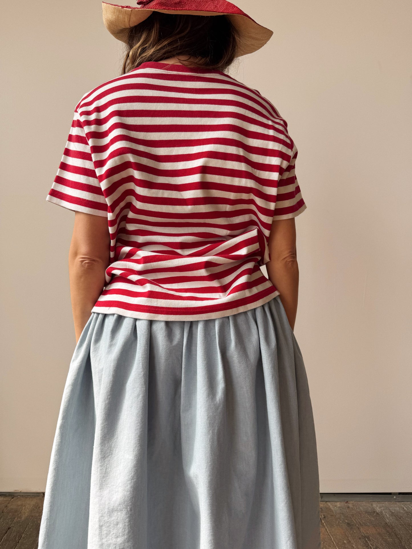 Heavy Cotton 90s Striped Tee (L)