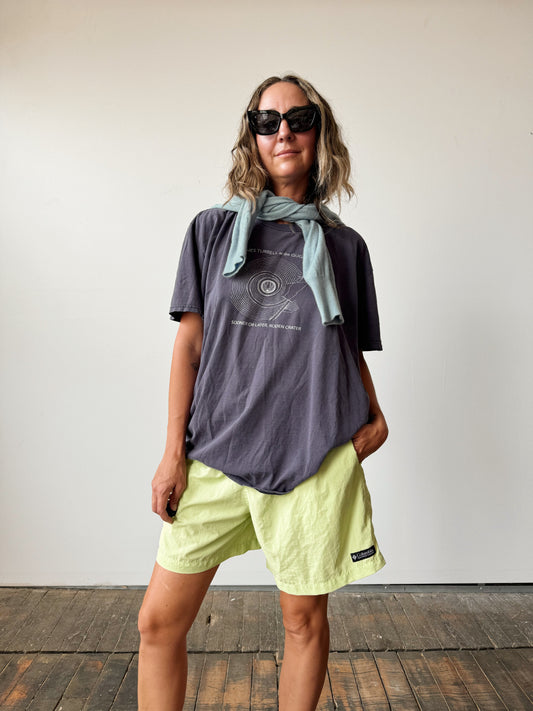 Columbia Chartreuse Baggie Clasp Shorts (L)