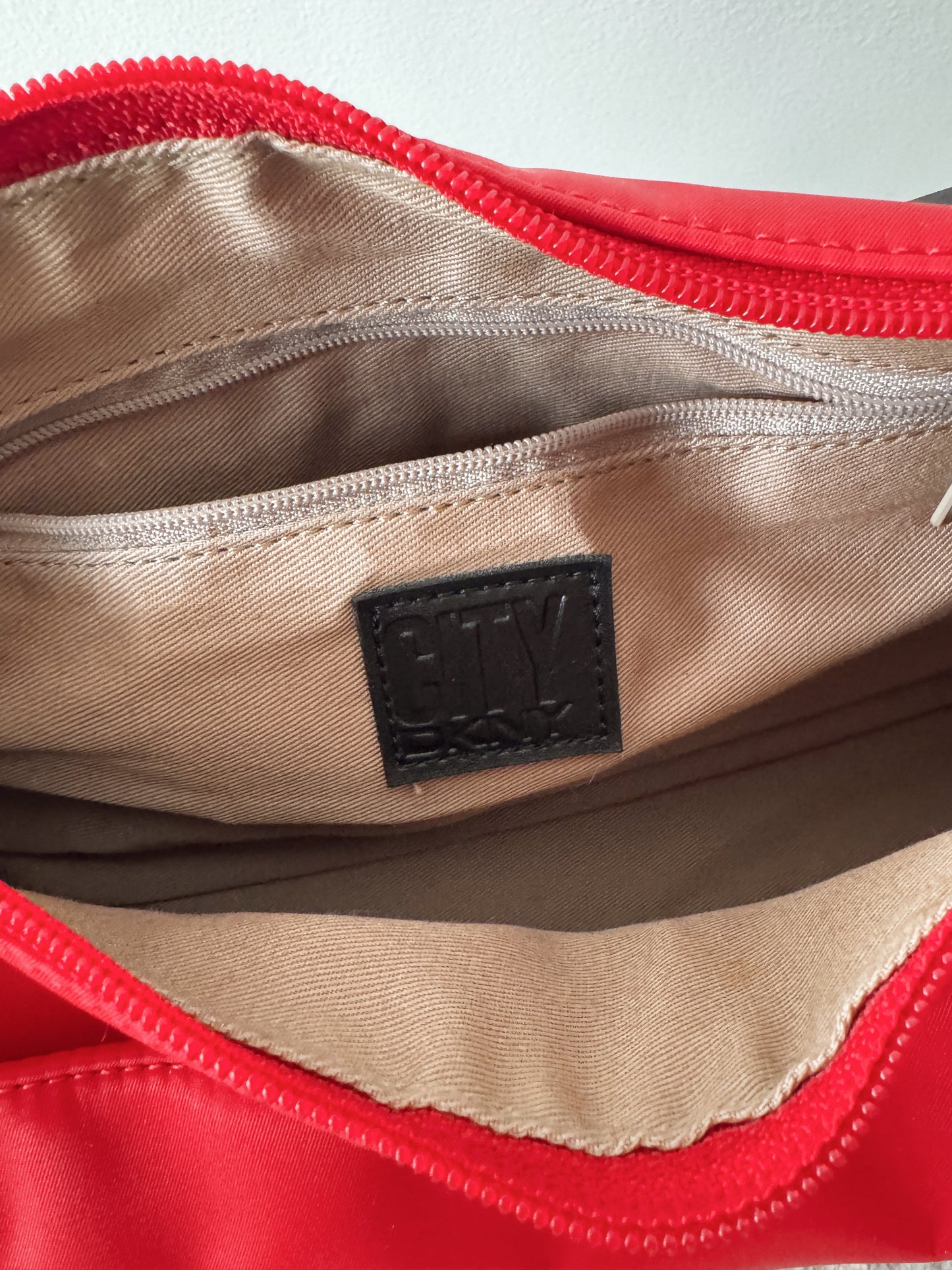 90s City DKNY Nylon Barral Crossbody Bag