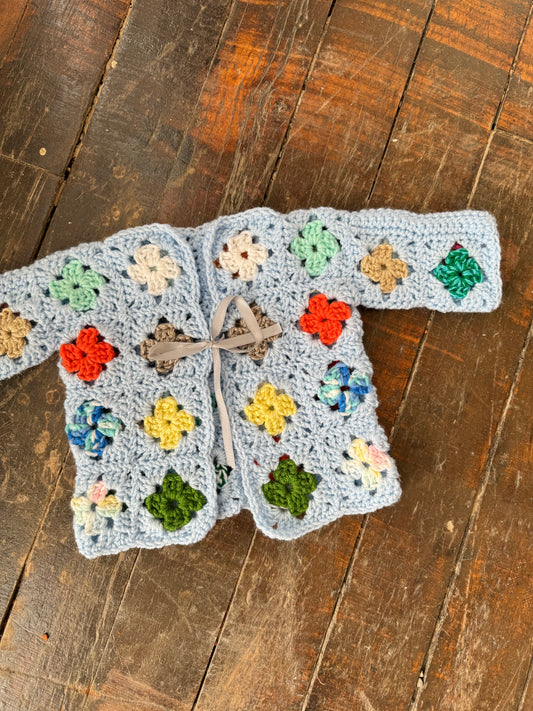 Afghan Hand-Knit Cardigan (3mths)