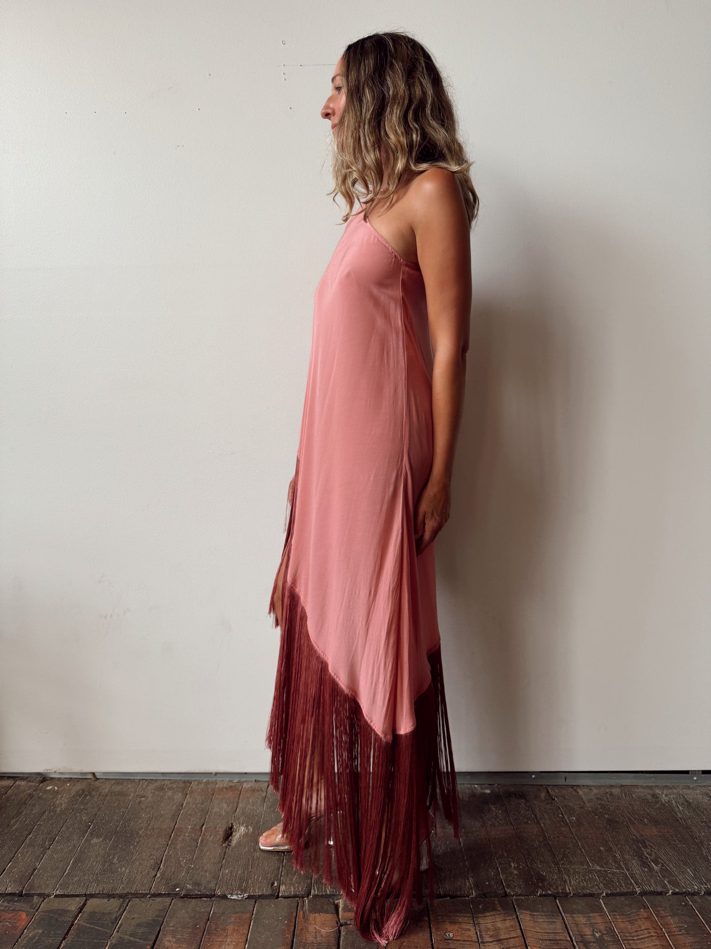 Cult Gaia Ayla One-Shoulder Fringe Top (XS)