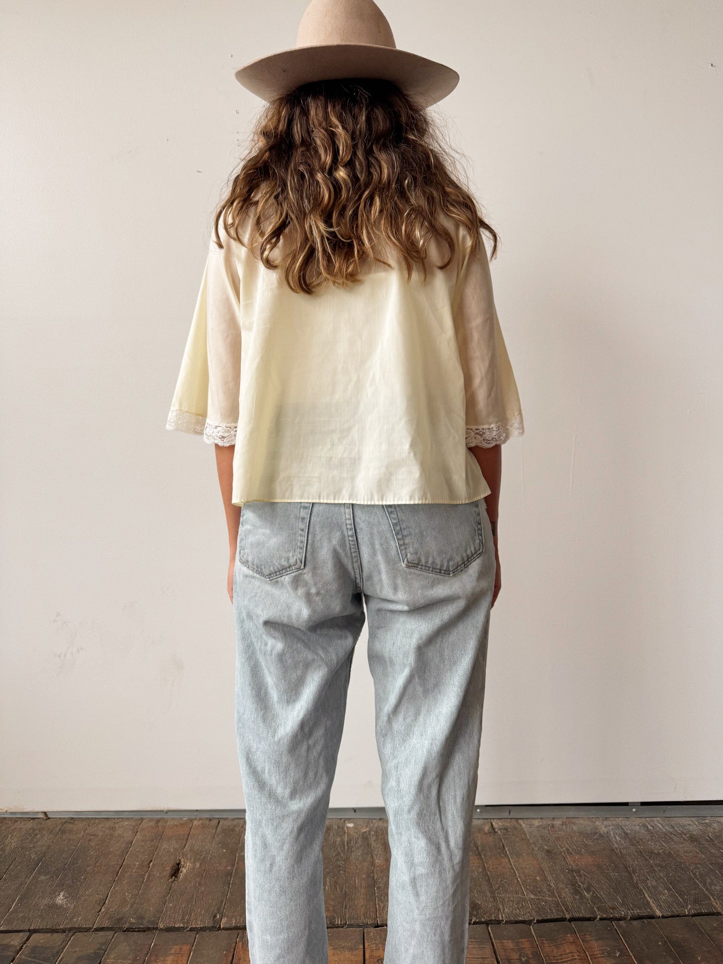 Yellow 1960s Bed Jacket (S)