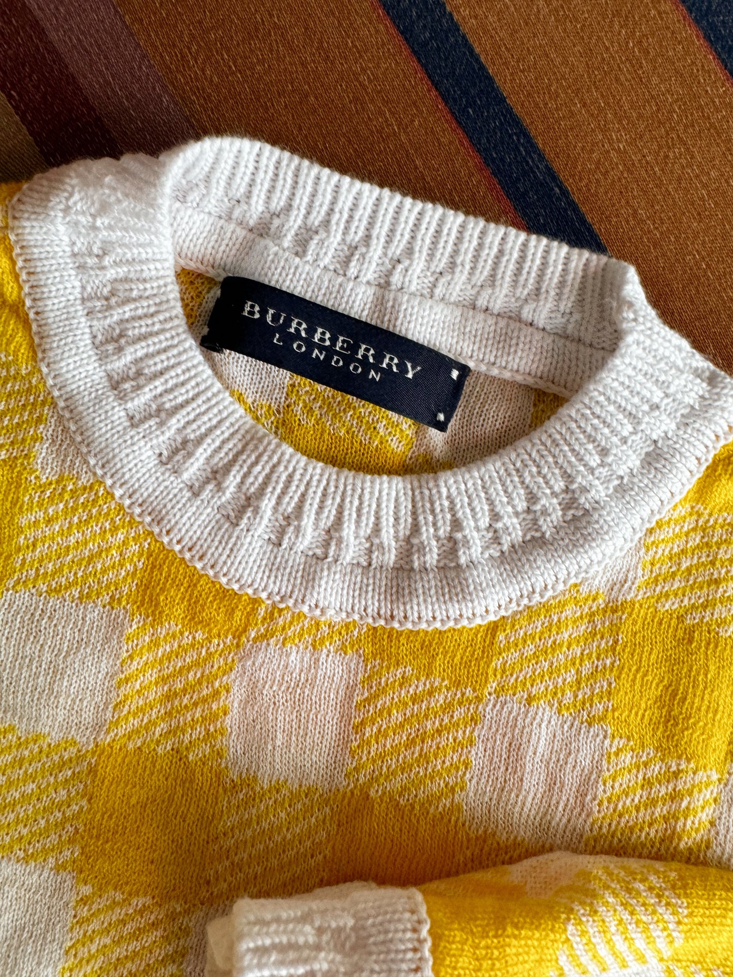 Yellow Buffalo Check Lightweight Sweater (12m)