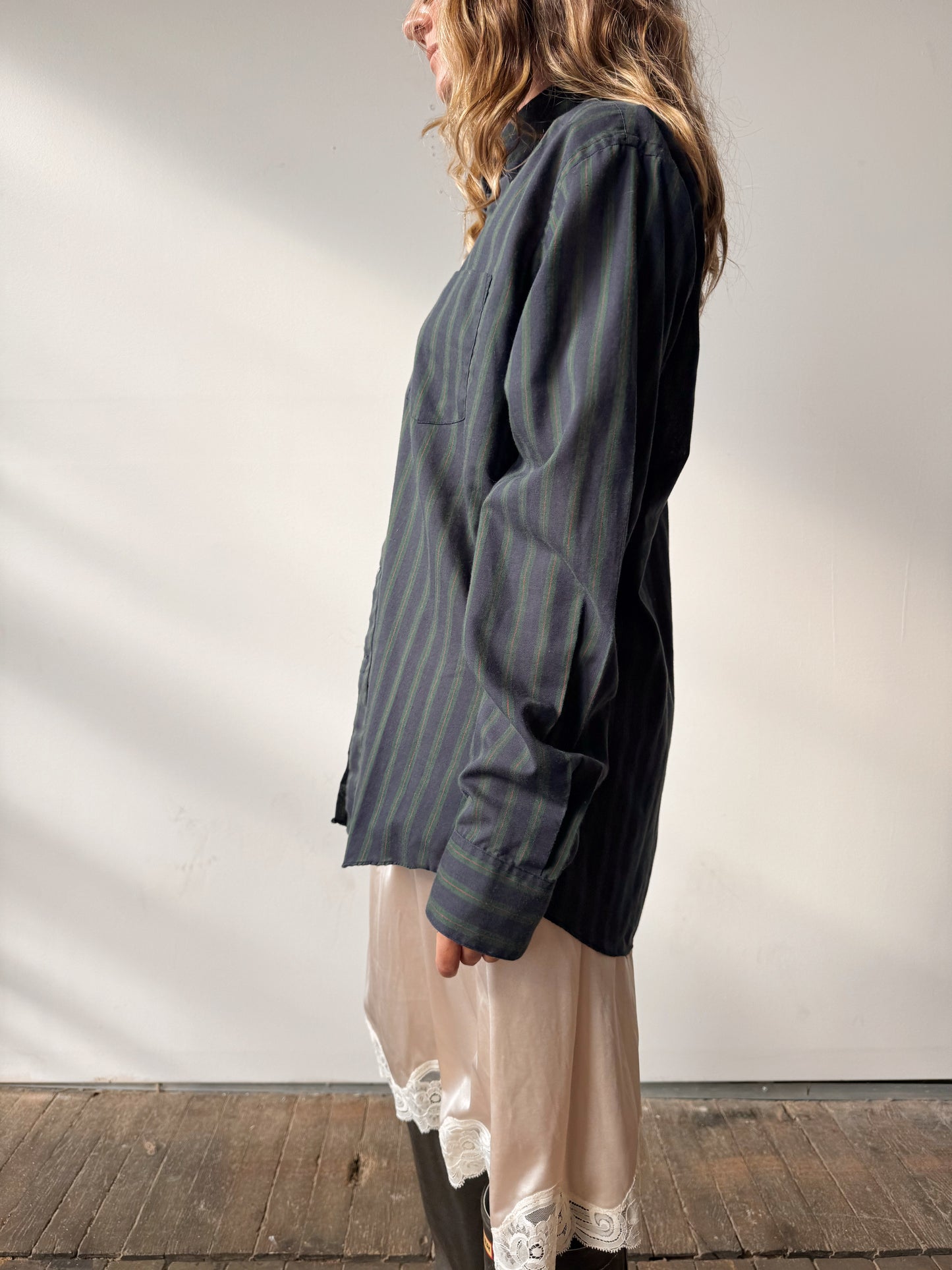 90s Sycamore Plaid Shirt (Mens L)