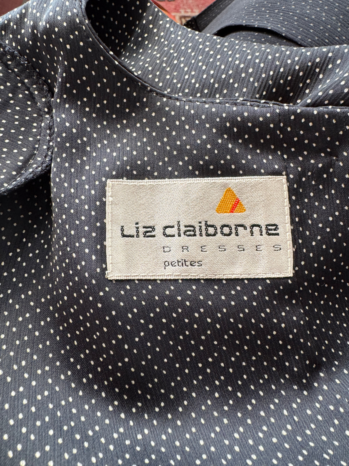 Ditzy Polka Dot Puff Sleeve 90s Pleat Dress (S)
