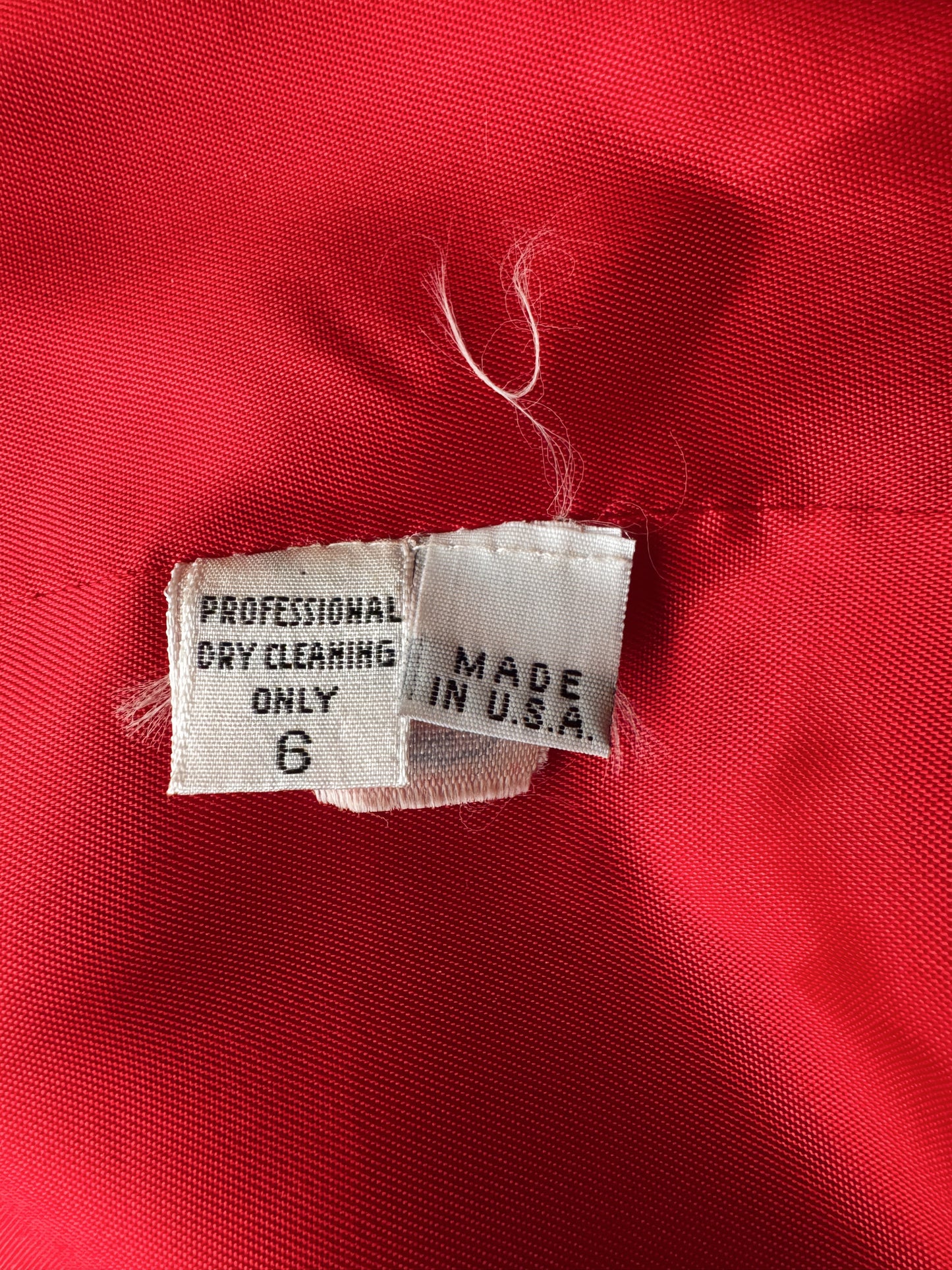 Red Wool 90s Overcoat (M)