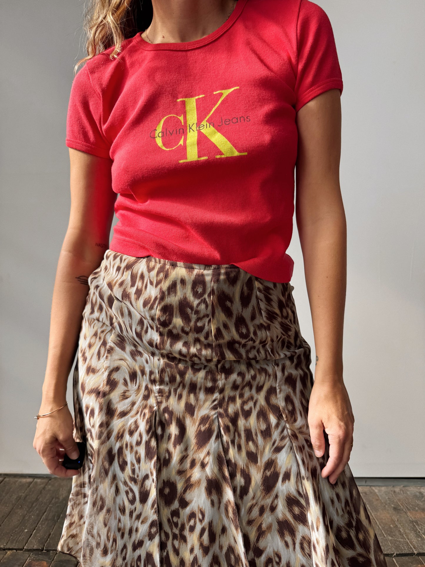 90s CK Jeans Baby Tee (S)