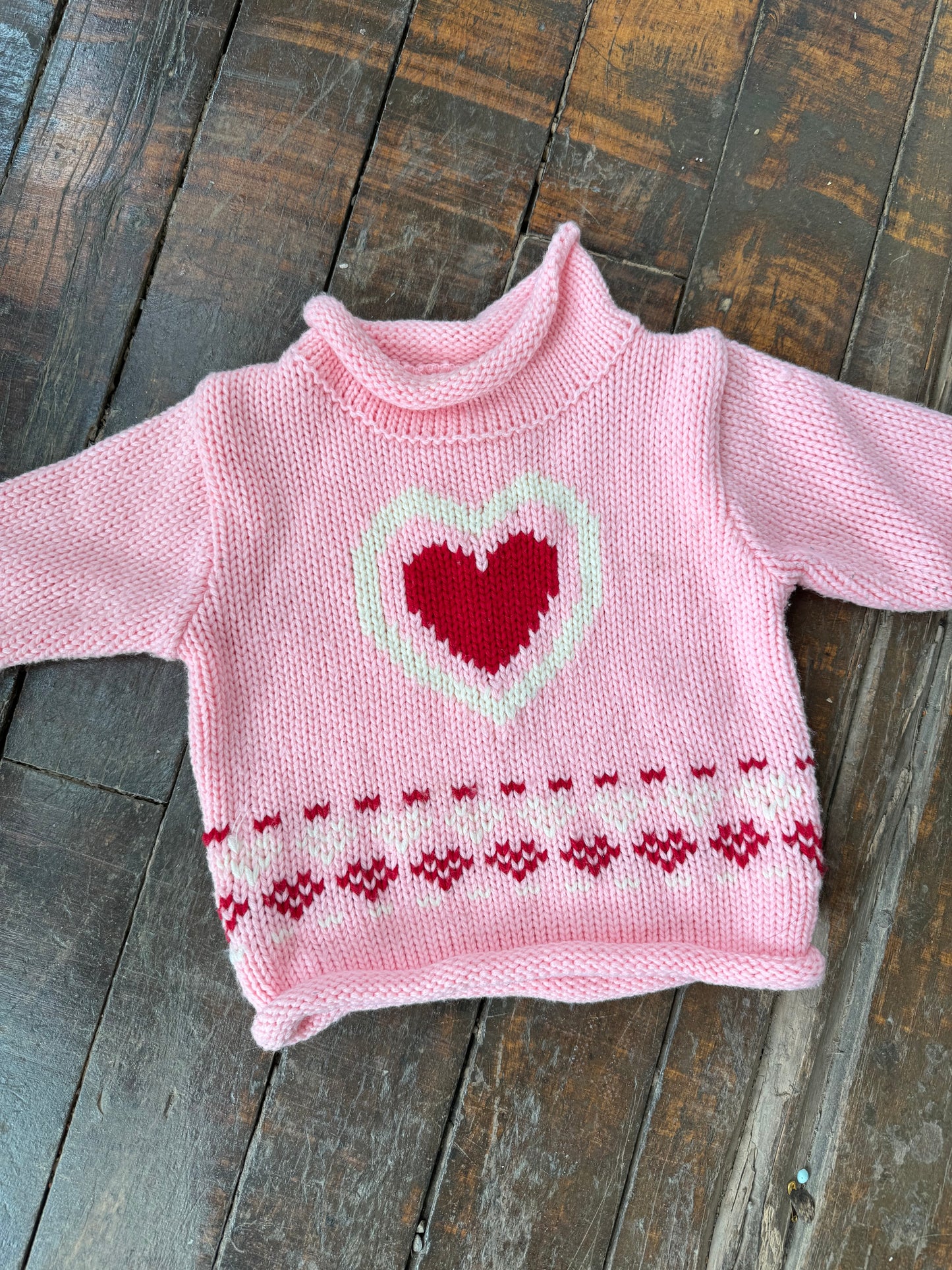 V-Day Heart Sweater (12mth)