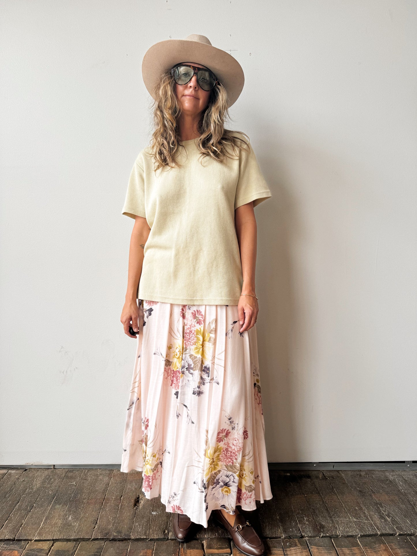 Sage Green 80s Box Shirt (S)