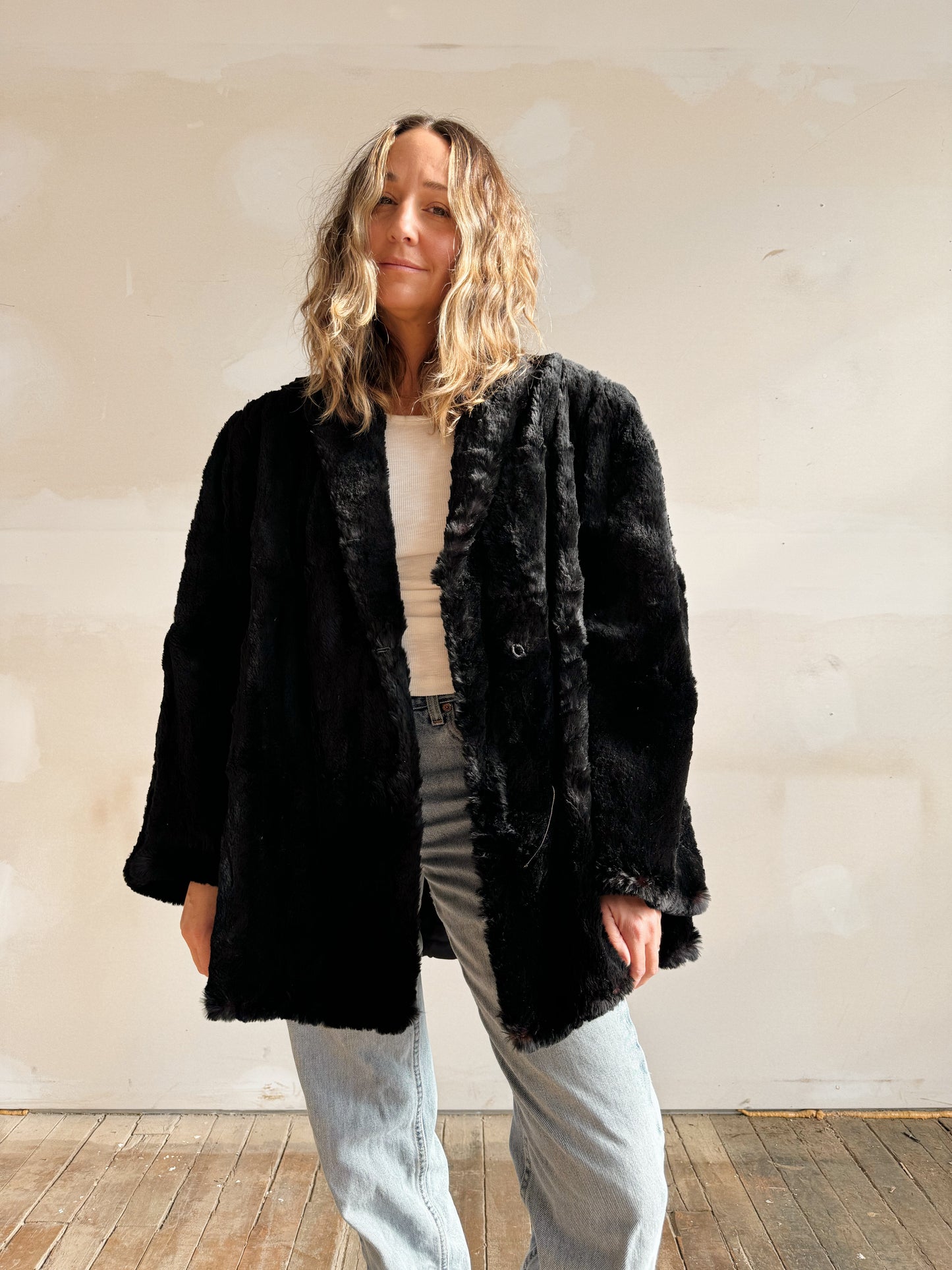 Oversize Fur Coat (L)