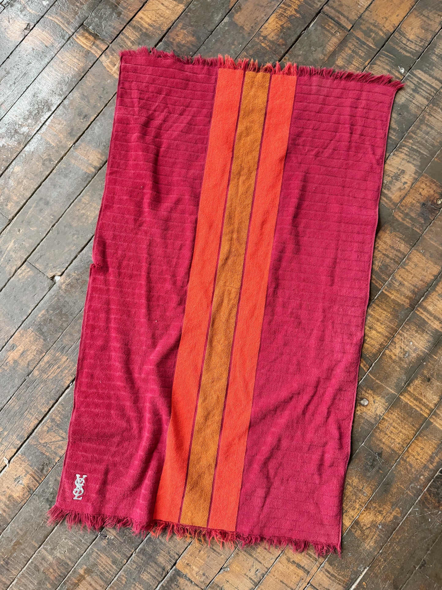 Vintage YSL Bath Towel 40"x24"