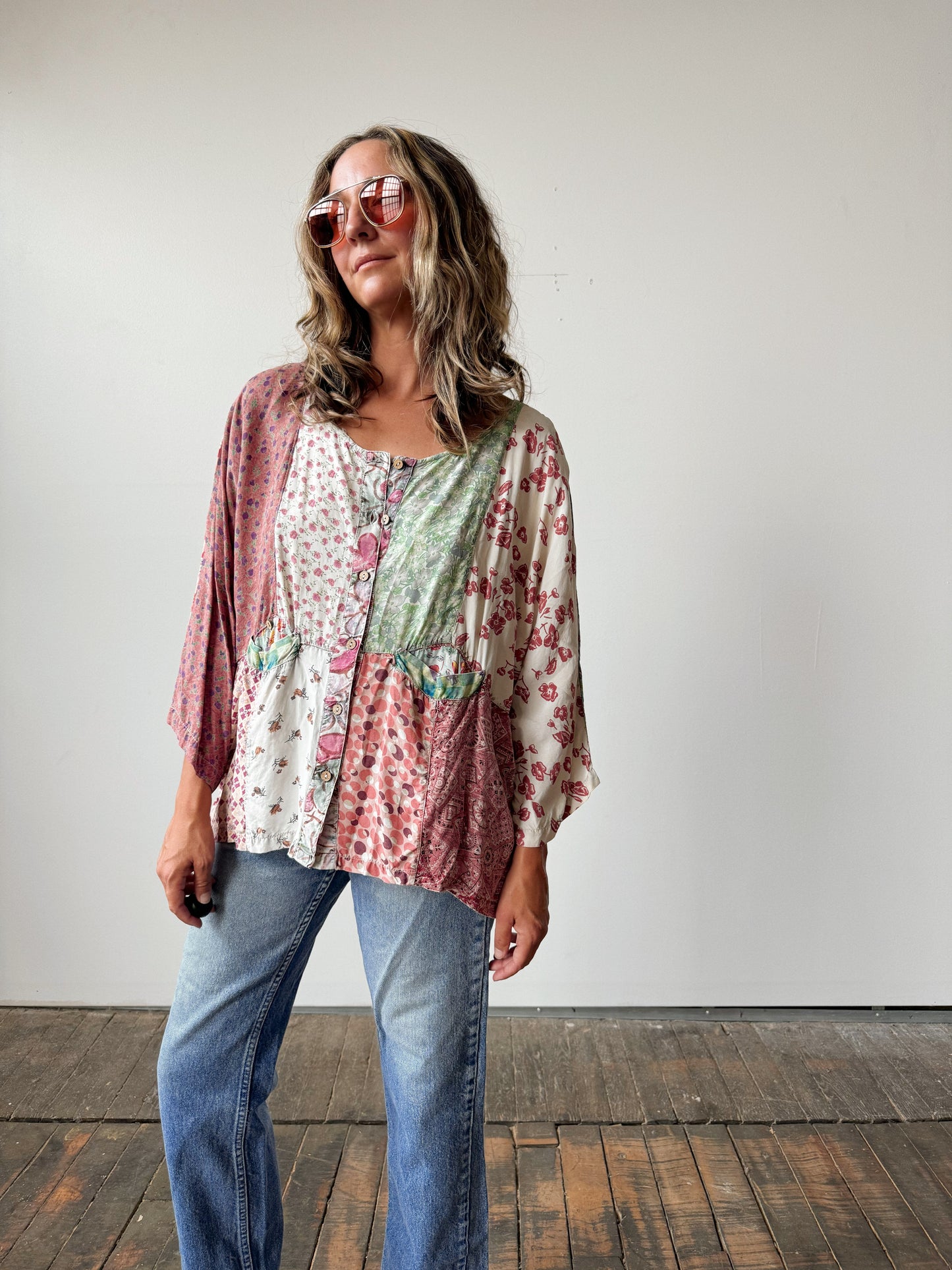 Patchwork Blouse (L)