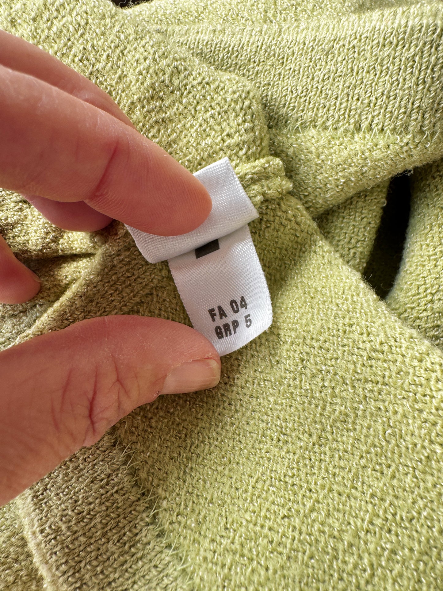 St. John Cropped Fall 2004 Green Top (S)