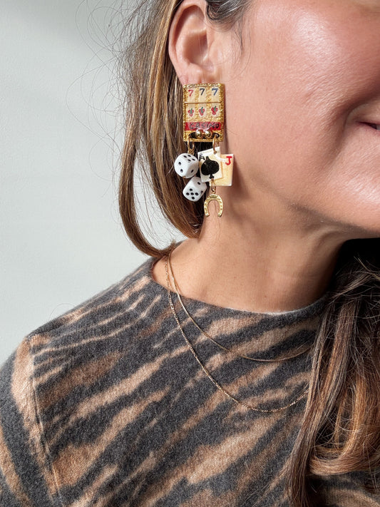 Casino Charm Earrings