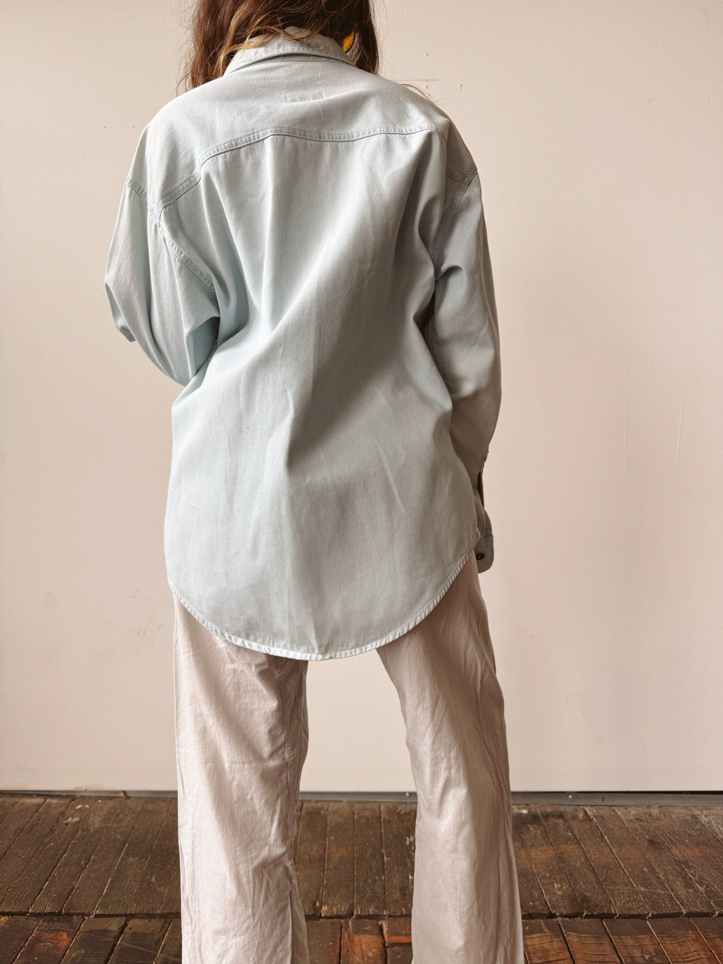 Lightwash Denim 90s Shirt (S)