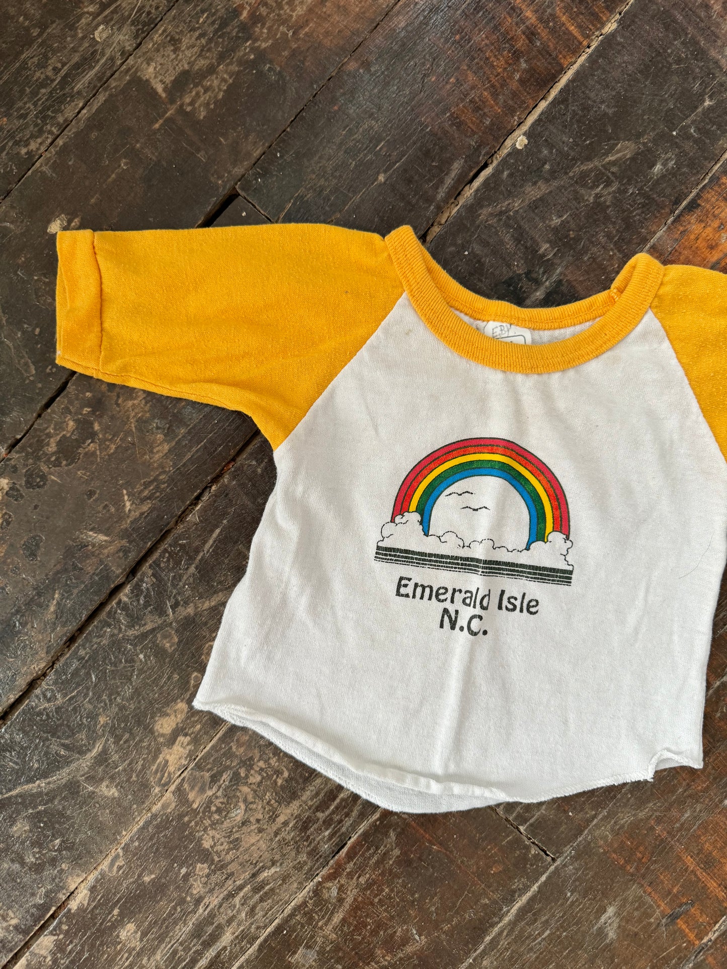 80s Rainbow Vacation Tee (12mos)