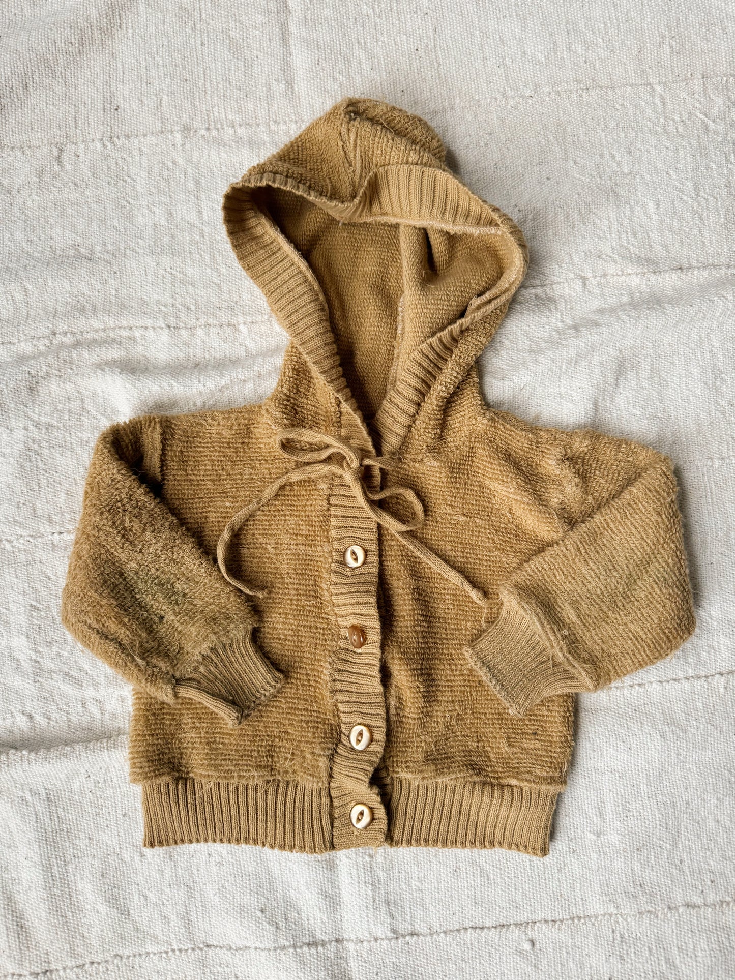 70s Chenille Button Cardigan (12m)