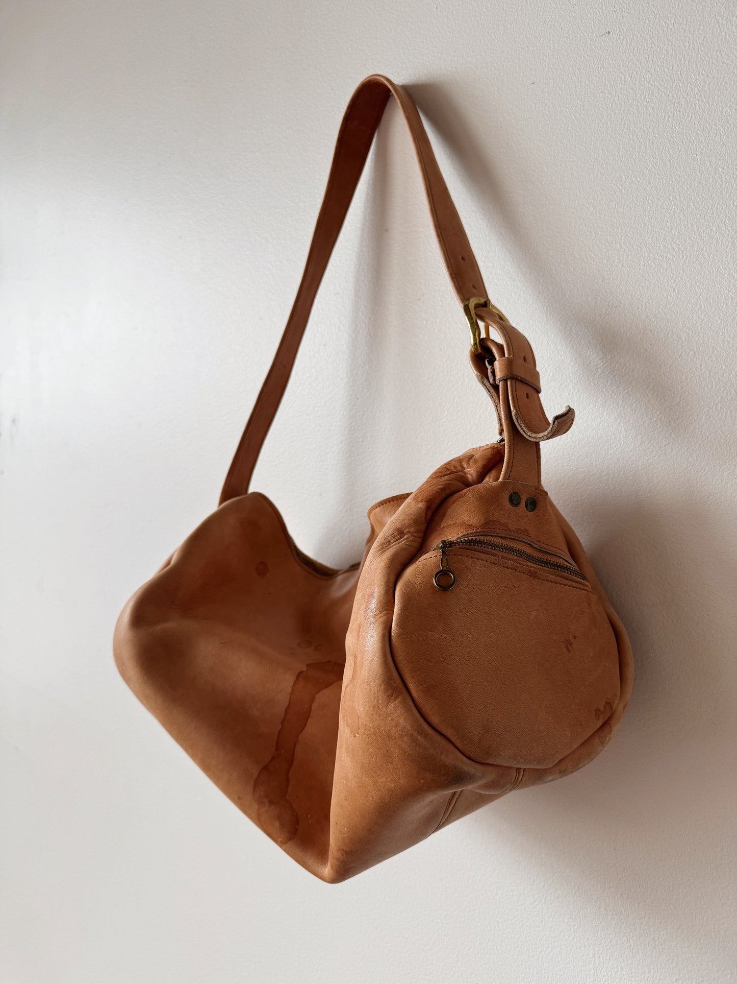 Leather Vintage Duffel Purse