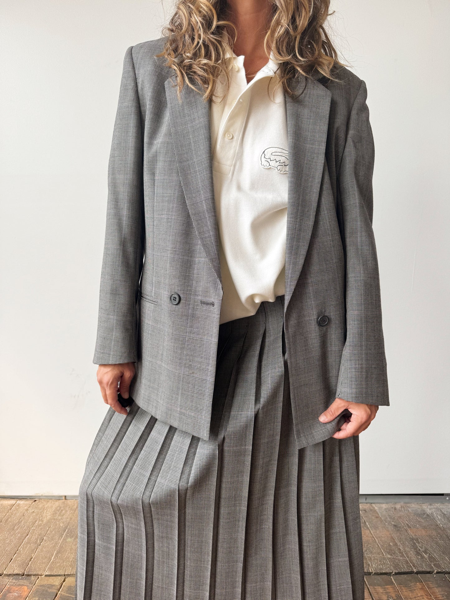 White 00s Lacoste Polo (XL)