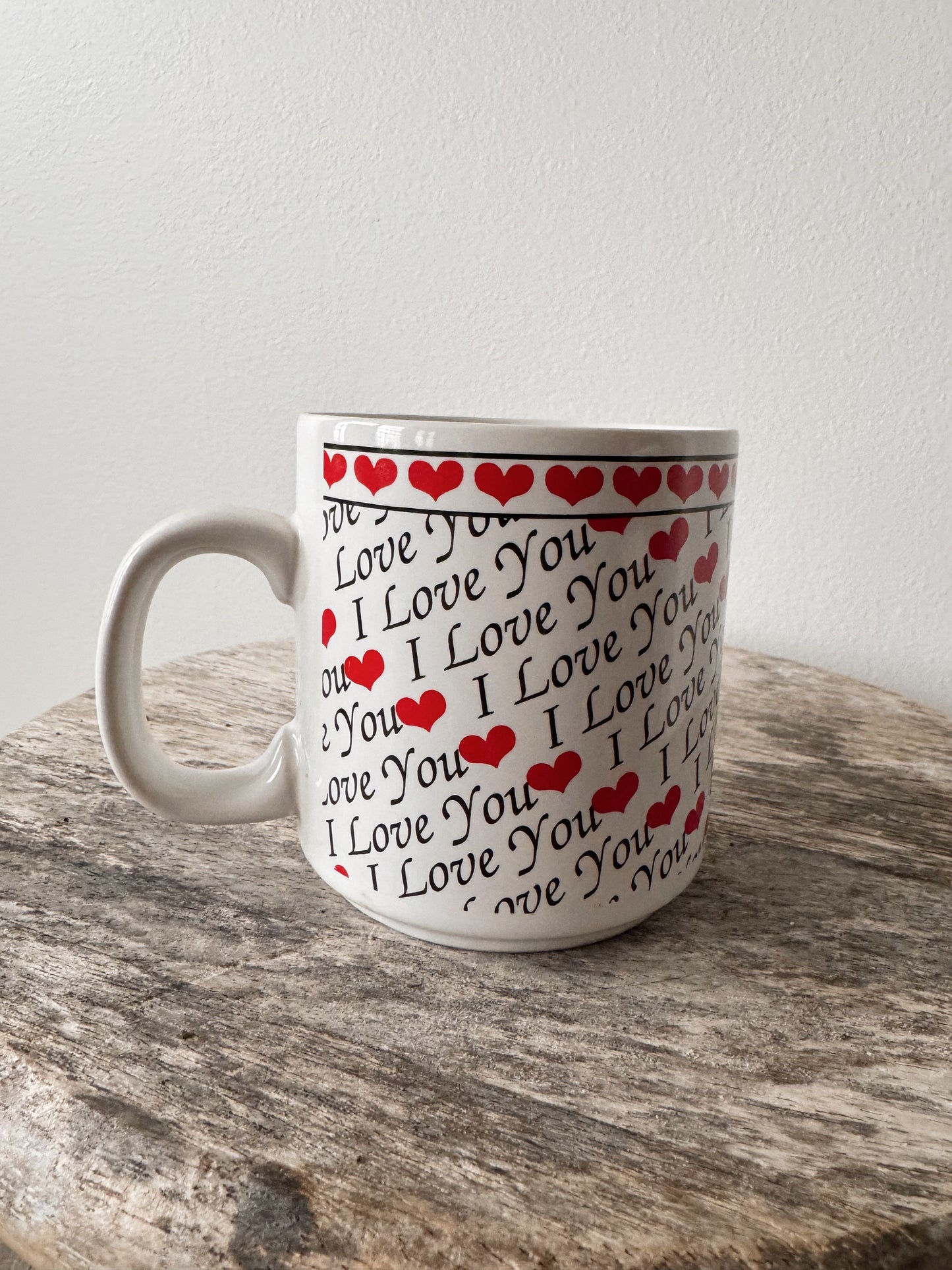 I Love You Script 90s Mug